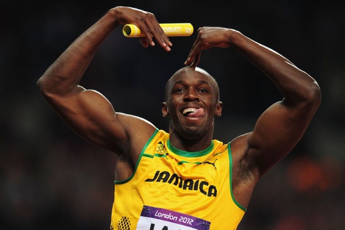 Bolt và đồng đội xuất sắc lập kỷ lục thế giới ở đường chạy 4x100m tiếp sức. Tia chớp đen có tấm HCV thứ 3 tại Thế vận hội 2012.